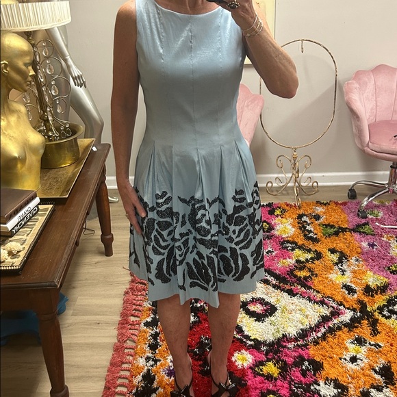 Blue beaded dress - Picture 4 of 14